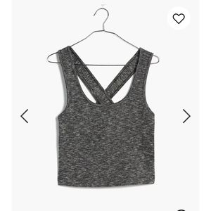Madewell cross-back crop top